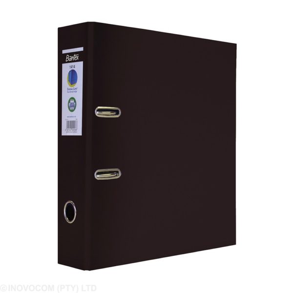 Bantex A4 Polyprop Lever Arch File 70mm Black – STANLEY'S SCHOOL STATIONERY