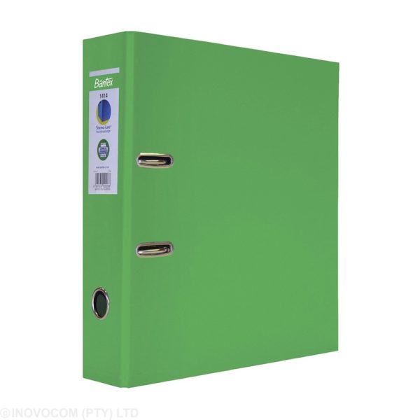 Bantex A4 Polyprop Lever Arch File 70mm Lime Green – STANLEY'S SCHOOL ...