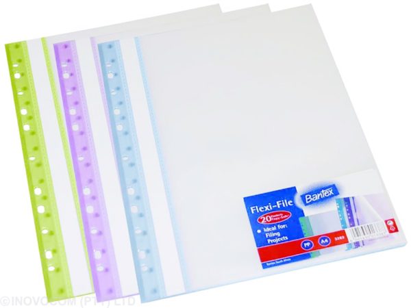 Bantex Flexi-file With Copy-safe® Filing Pockets 20
