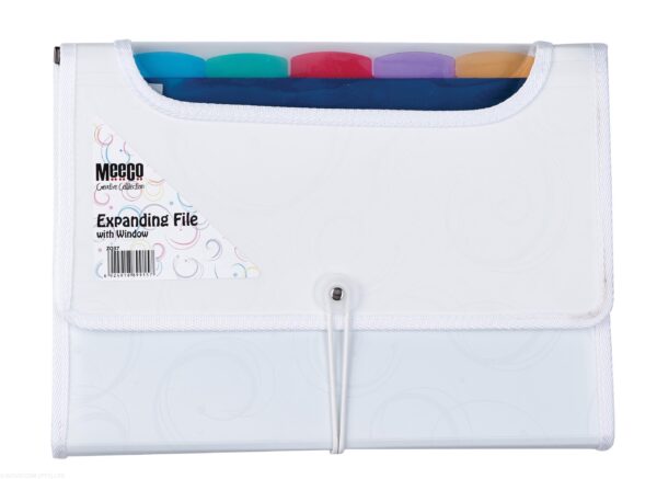 Revo Expanding File Meeco Expanding File With Window – 6 Division White – STANLEY'S SCHOOL ...